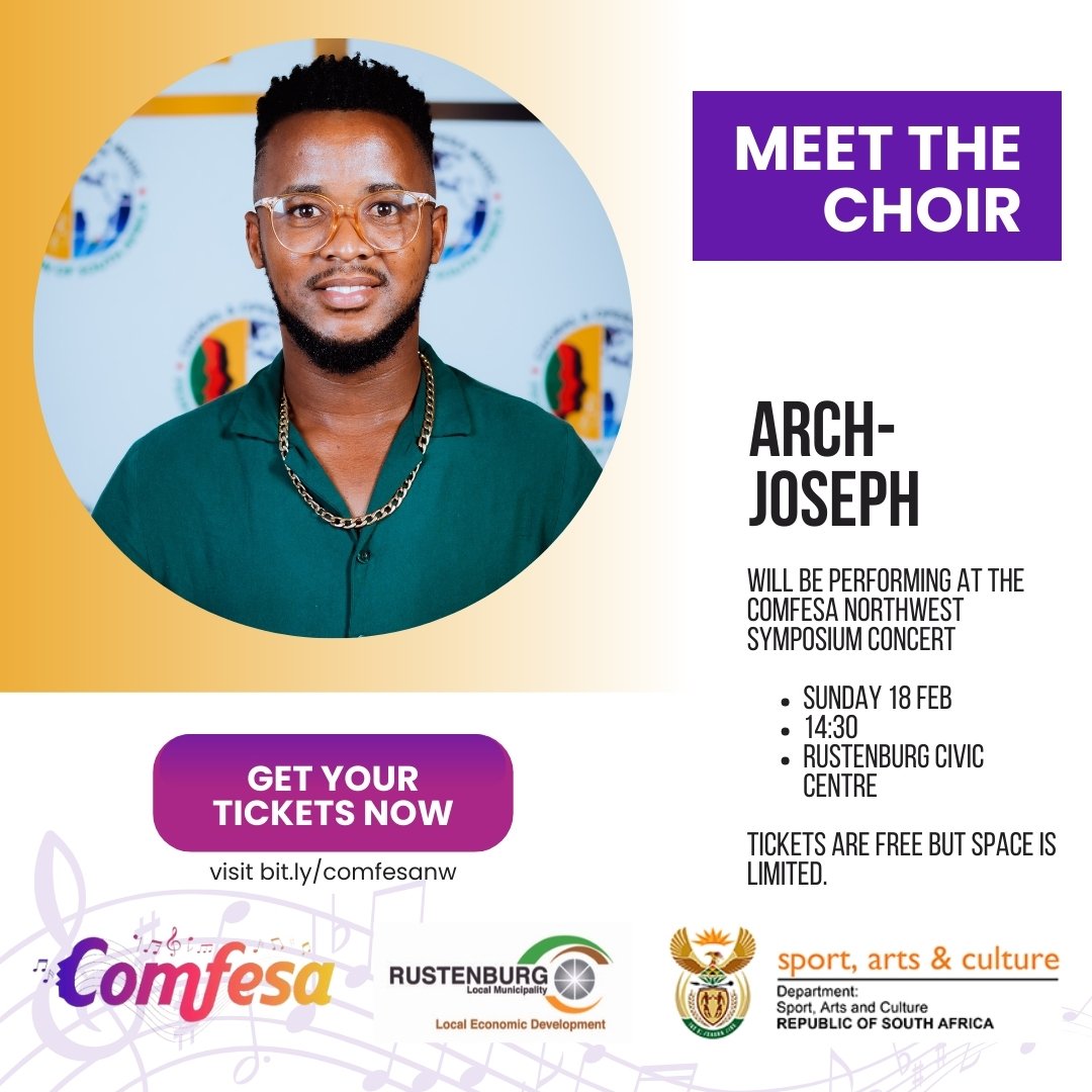 COMFESA North West Symposium Choir 2024 Arch-Joseph Poster